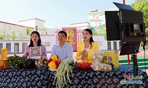 直播赋能助增收 湖南省洞口县石榴村带货现场热闹非凡(图1)