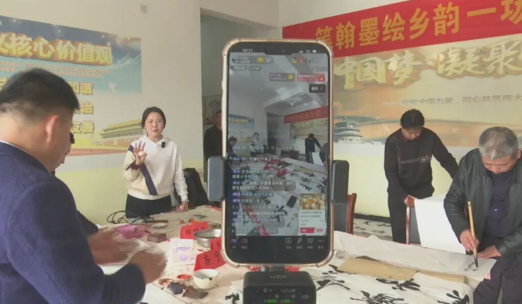 宿州市埇桥区：当翰墨遇见土鸡蛋一场直播里的文化与“烟火气”(图1)