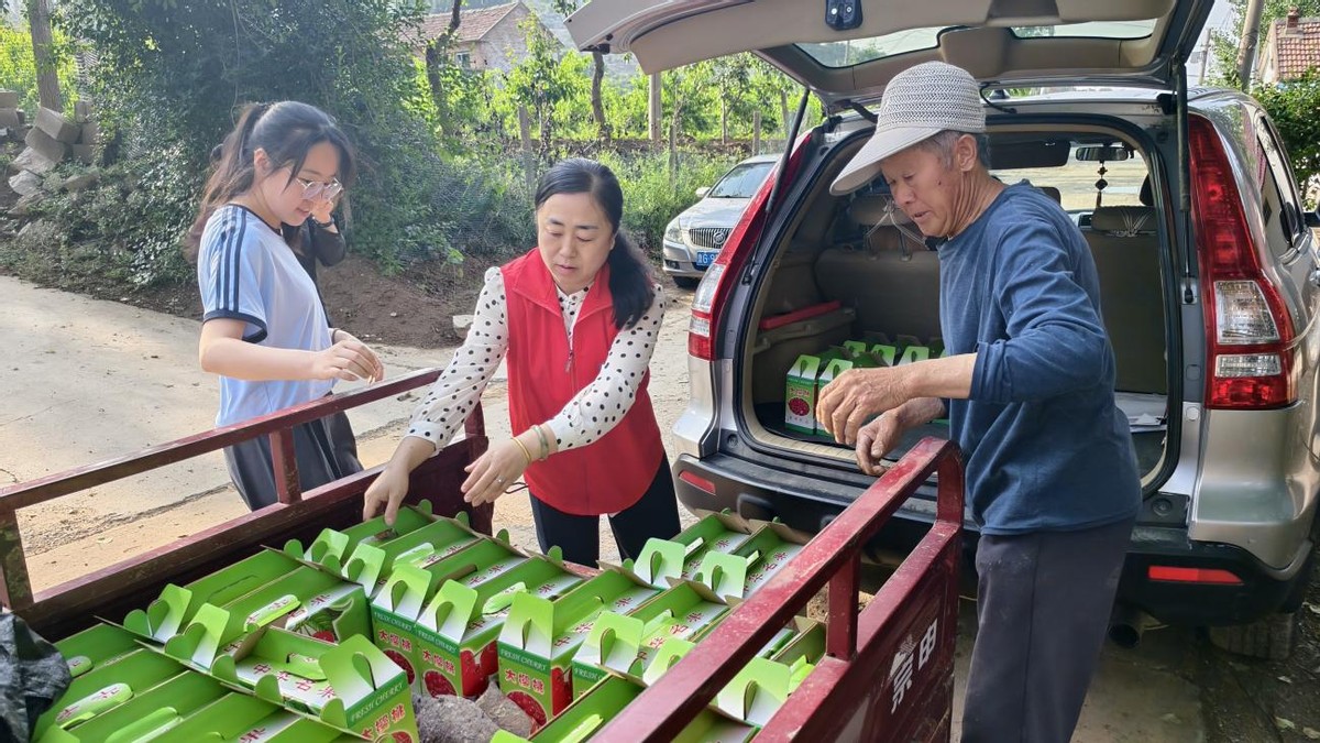 助农拓销路 暖心促振兴｜山东移动安丘分公司为家乡樱桃甜蜜“带货”(图5)