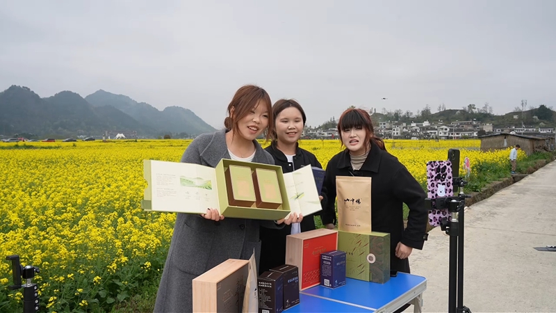 花海搭台云端带货 “农旅+直播”助力贵定黔货出山(图2)